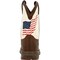 Durango Kids Western Boot, 5.5 M, Leather, 8 in H, Bay Brown/White DBT0234Y - alternate 5